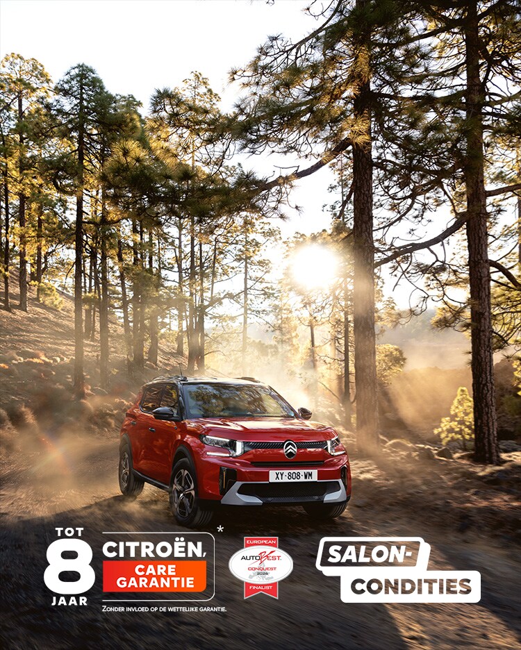 New ë-C3 Aircross in a forest